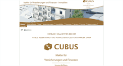 Desktop Screenshot of cubus-gmbh.de